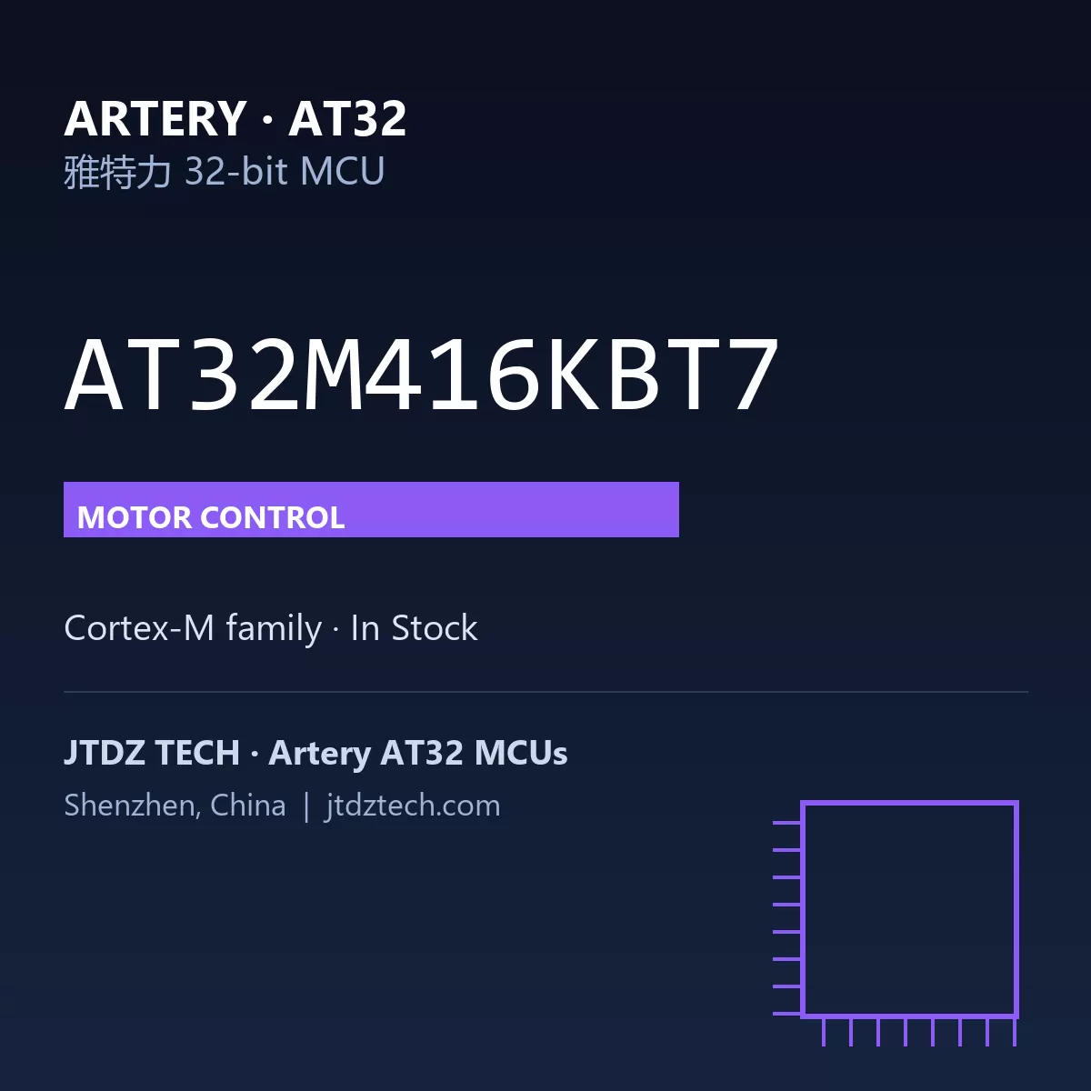 AT32M416KBT7 | Artery AT32 MCU