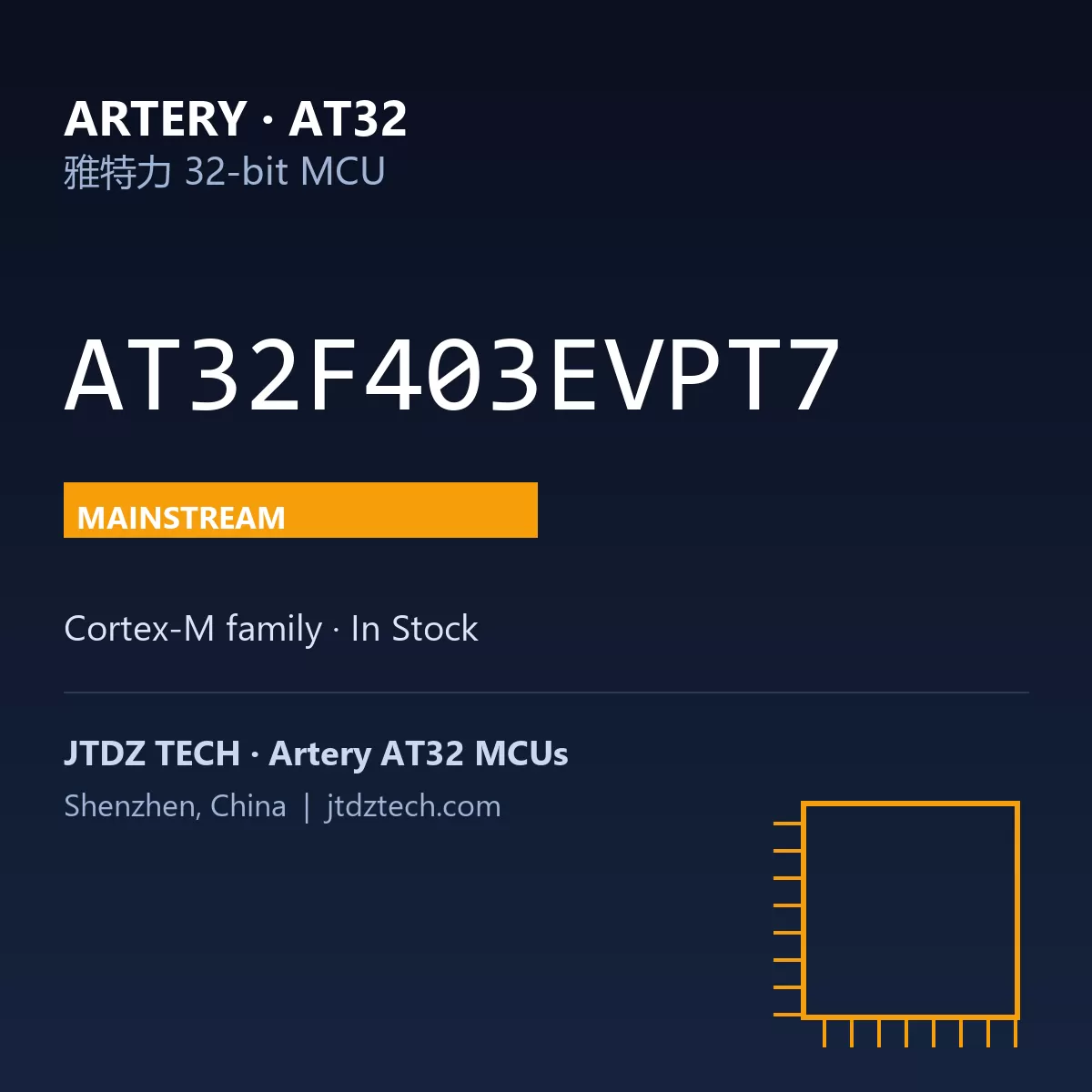 AT32F403EVPT7 | Artery AT32 MCU