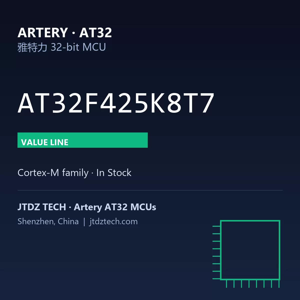AT32F425K8T7 | Artery AT32 MCU