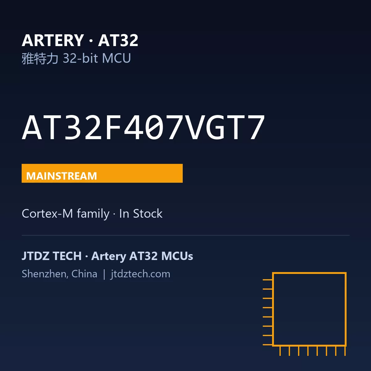 AT32F407VGT7 | Artery AT32 MCU