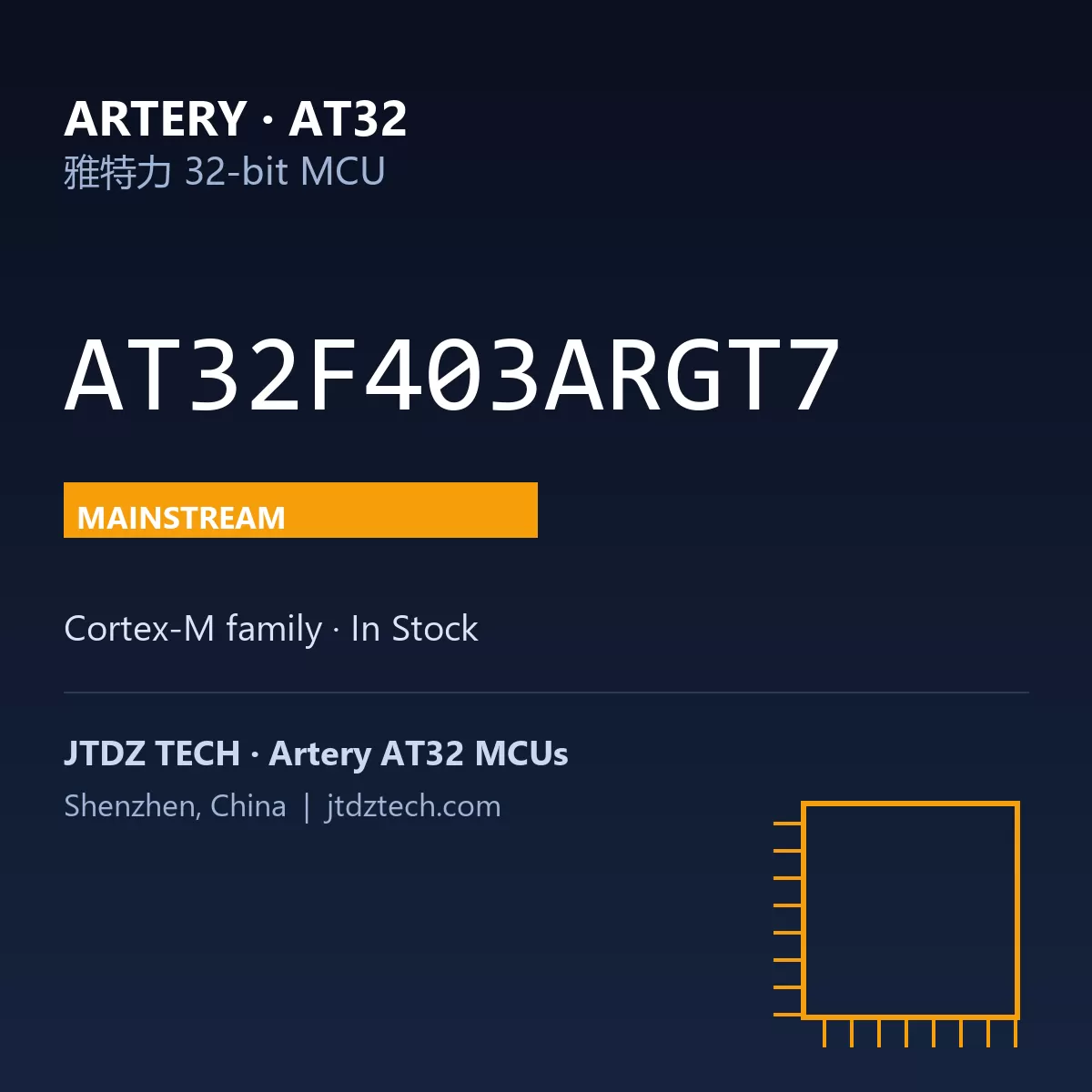 AT32F403ARGT7 | Artery AT32 MCU