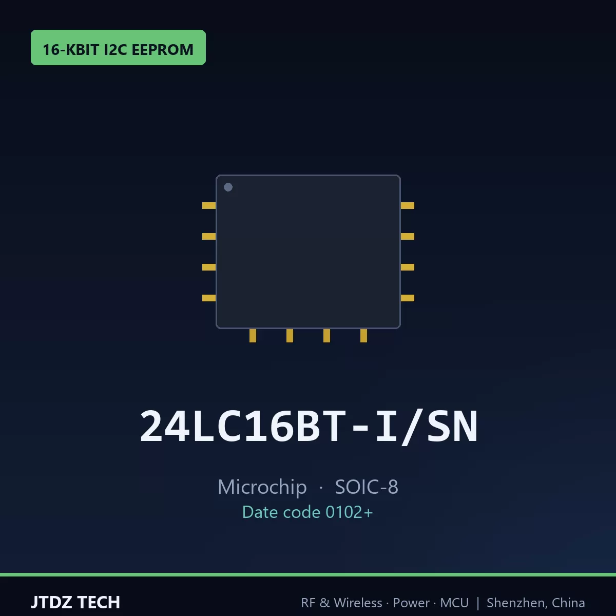 24LC16BT-I/SN