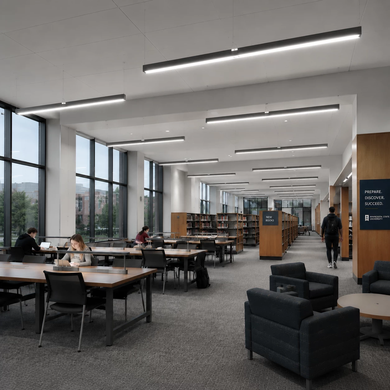 Custom LED modules for commercial linear lighting applications