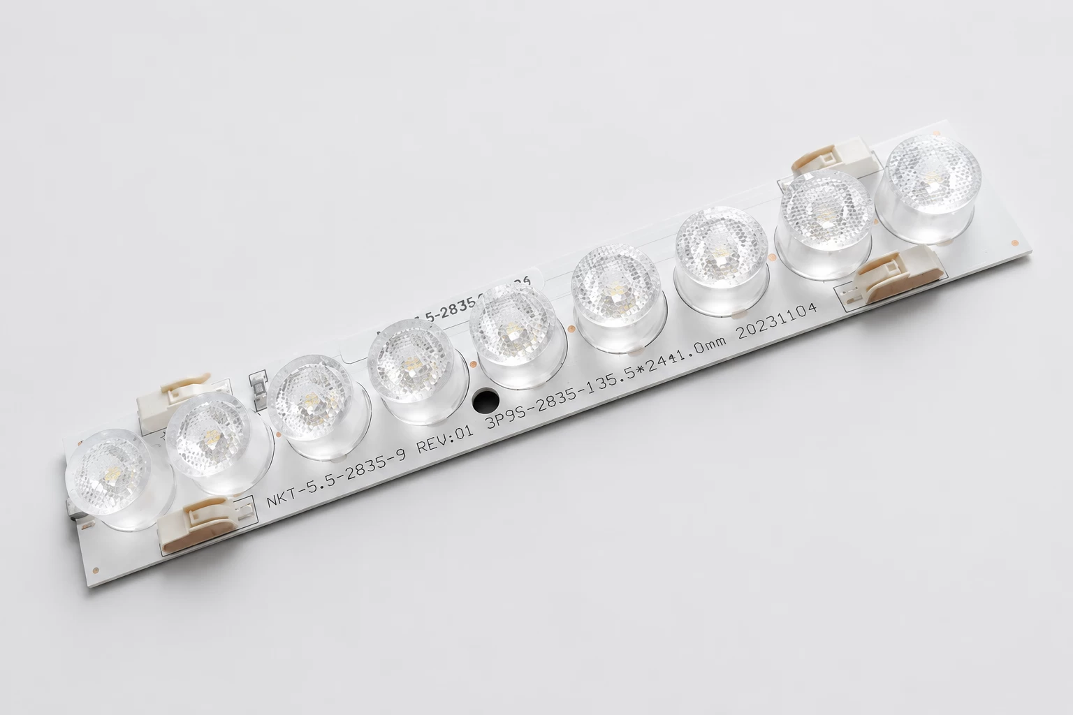 Optical integration for LED modules with optimized light distribution