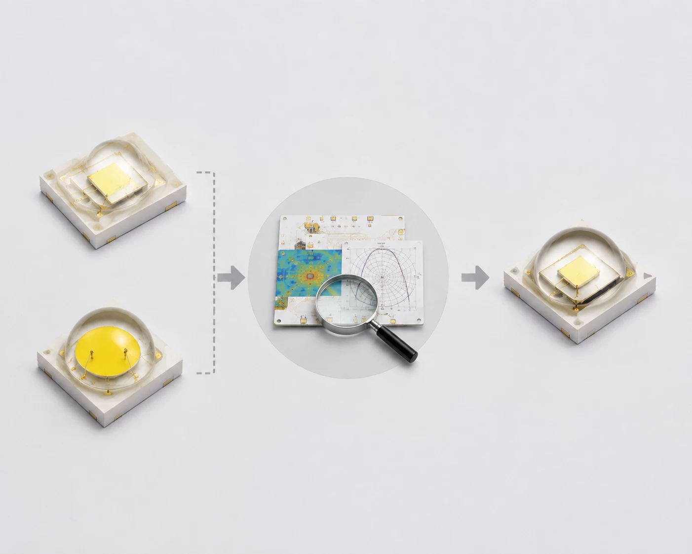 UV LED component selection for customized industrial curing module design