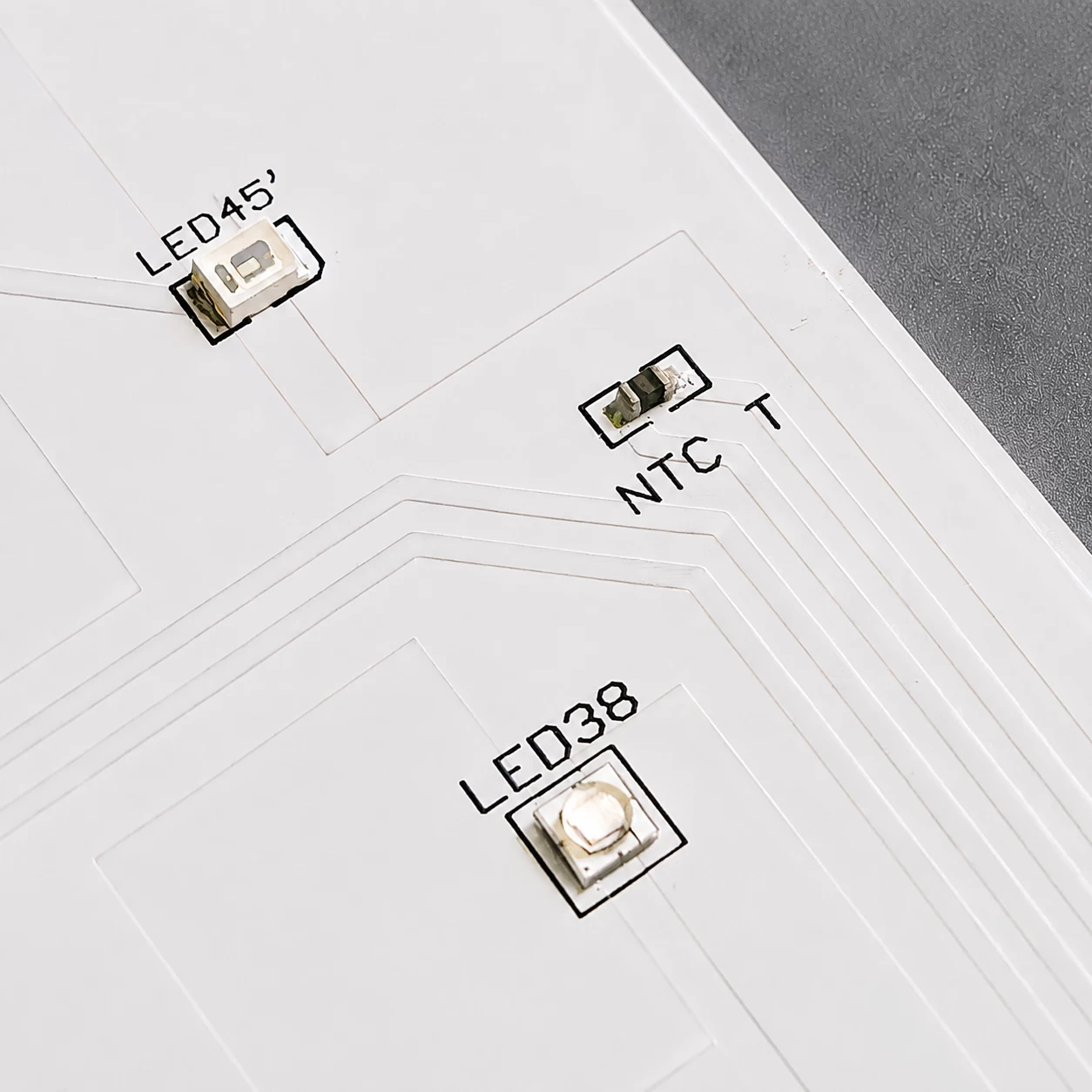 LED component selection and configuration optimization for custom modules