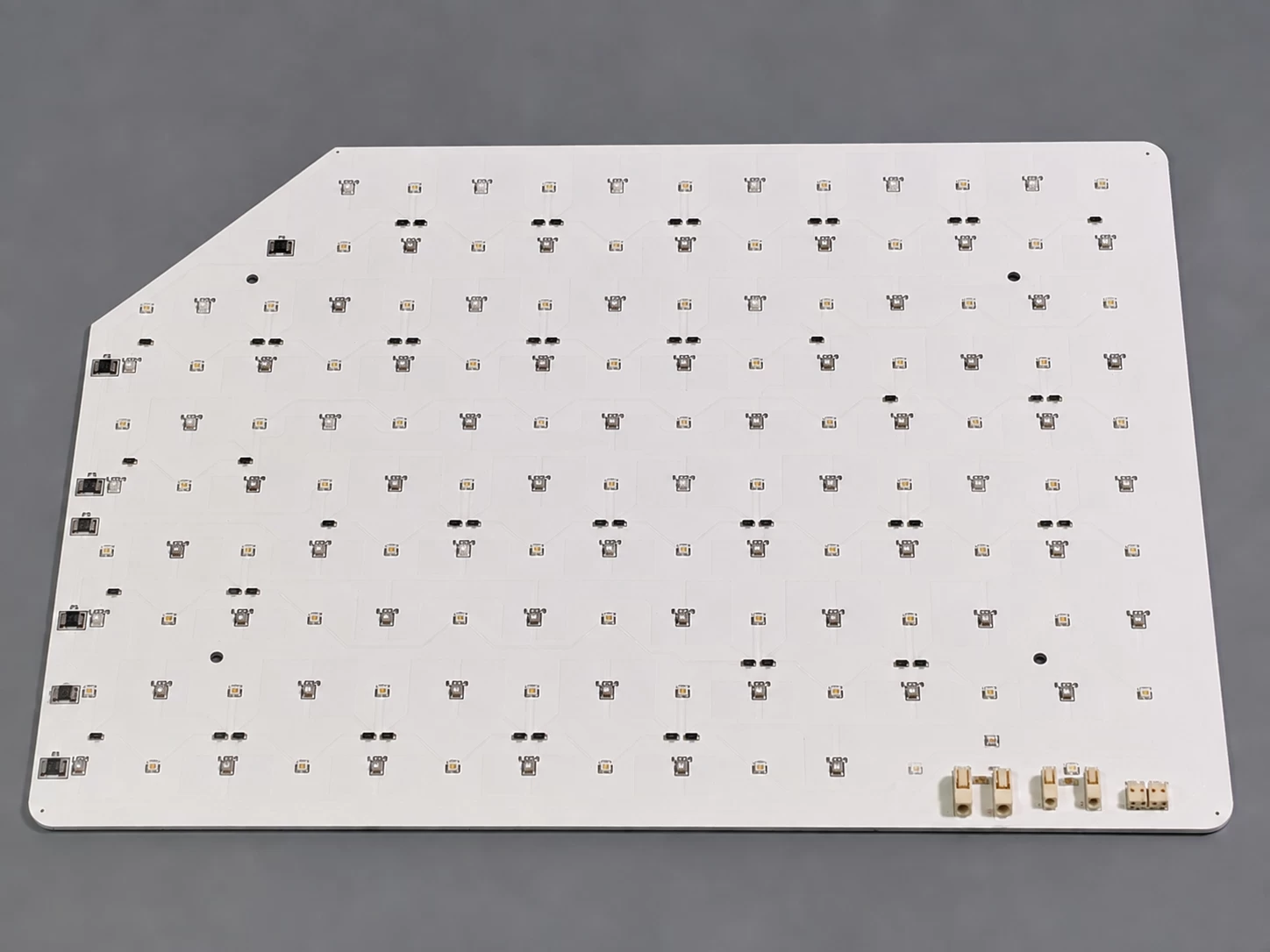 Custom high-power UV LED module with 405nm UV and 450nm blue LED configuration