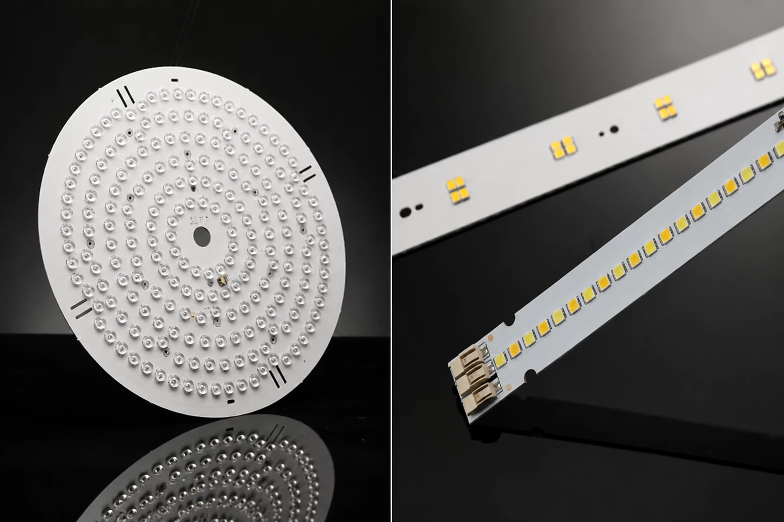 Custom LED module designs for commercial lighting applications