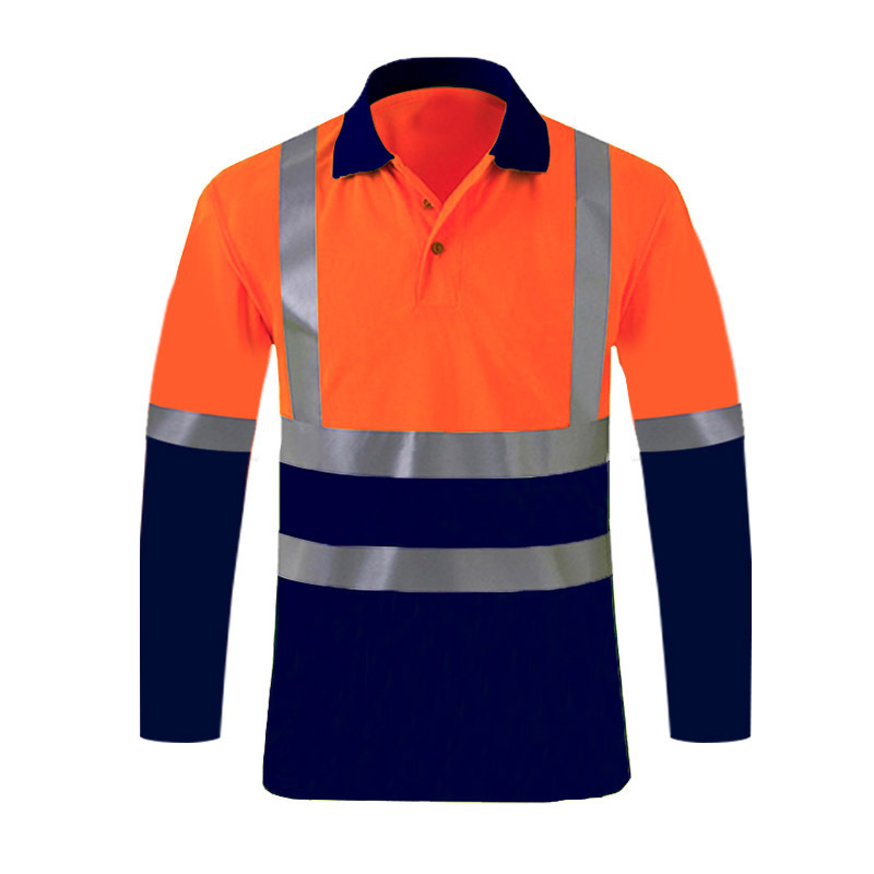 high visibility safety polo shirt