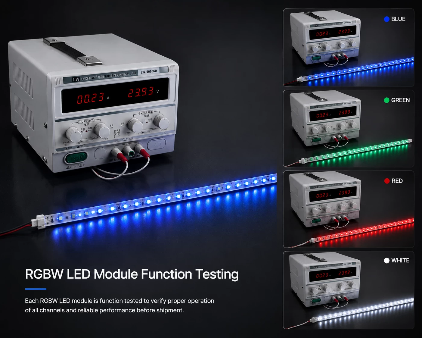 Functional LED modules for visual communication and specialty OEM applications
