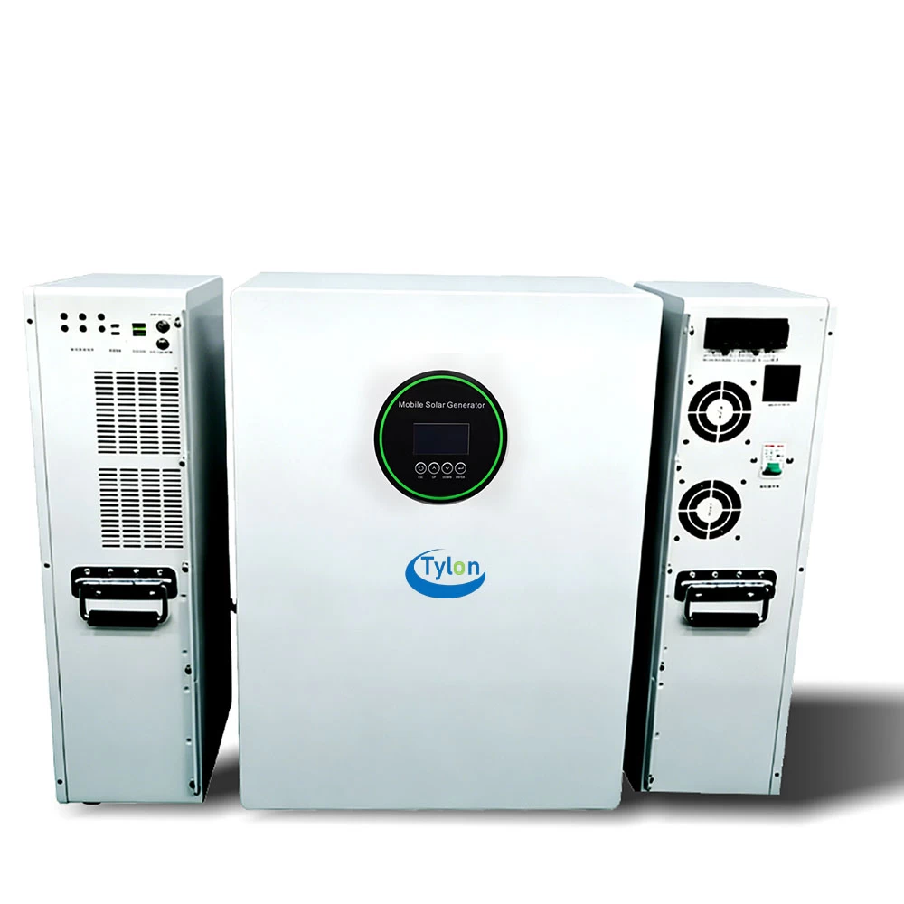 Front and side angle views of all-in-one residential solar battery storage units