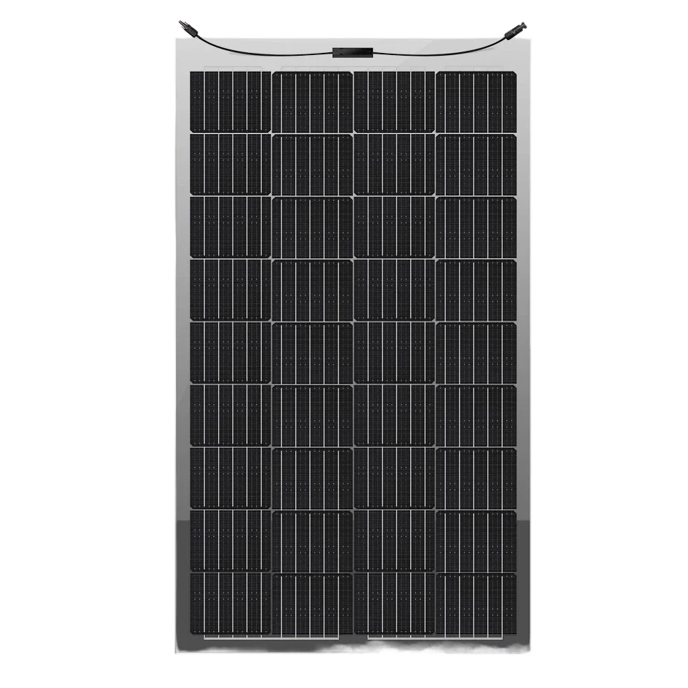 Durable anodized aluminum frame and slim profile of Tylon monocrystalline solar panel