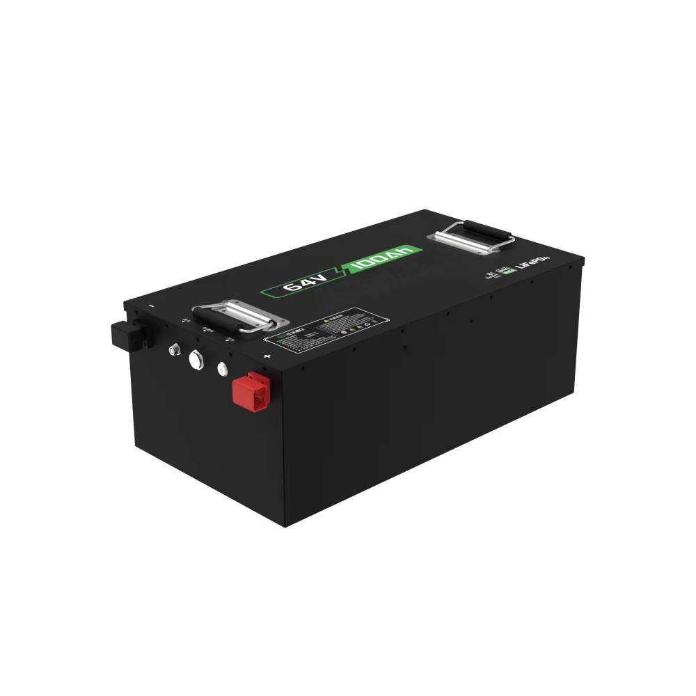 64V 100Ah Rechargeable LiFePO4 Battery Pack for E-bike,Golf cart