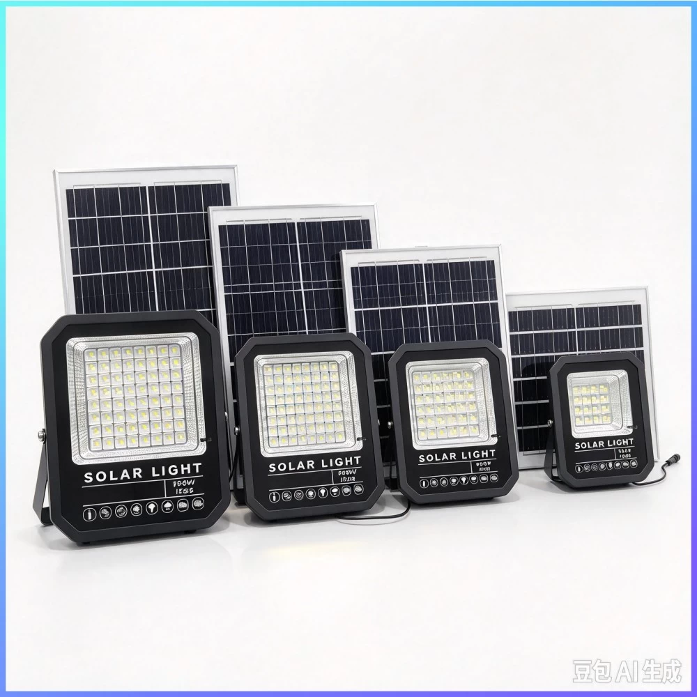 100W-400W Solar LED Flood Lamp full range models by Tylon Technology