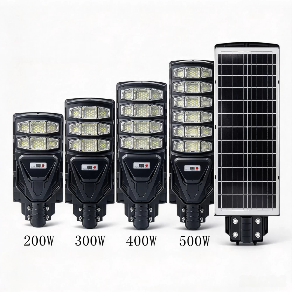 High-brightness waterproof solar street light outdoor LED lamp for commercial and residential lighting.