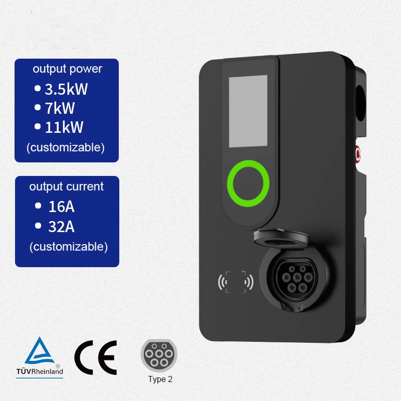 Q9 AC EV charger specifications featuring 3.5kW 7kW 11kW 22kW output power and certifications – Tylon Technology