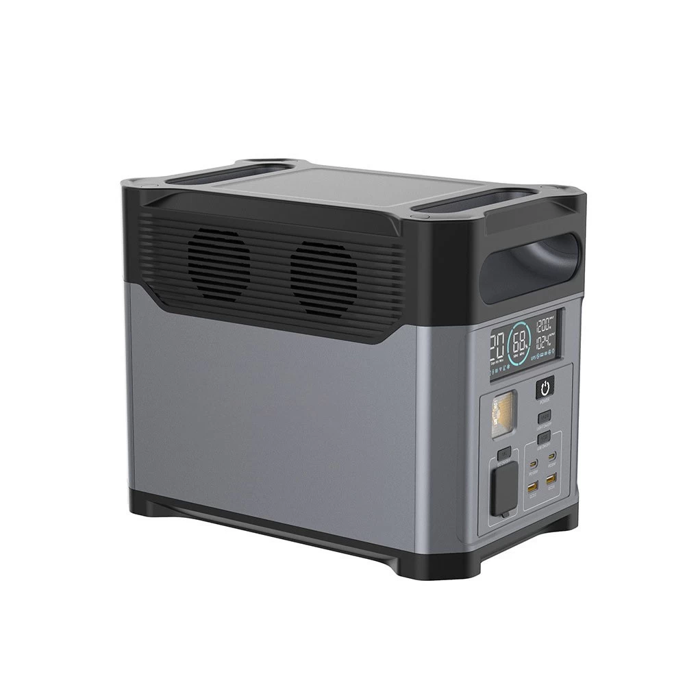 Tylon 1200W LiFePO4 Portable Generator side profile and ventilation design