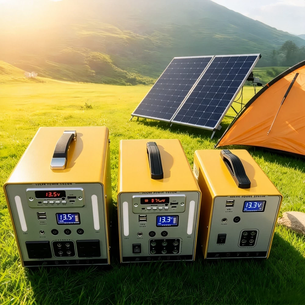 Specifications chart for Tylon 300W-1000W Solar Kit detailing LiFePO4 battery capacity and 200W max solar input