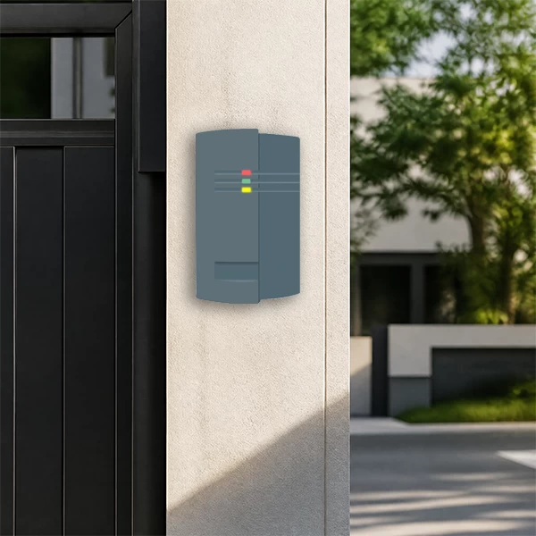 Access control card reader