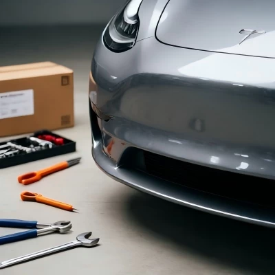 Front bumper cover compatible with Tesla Model 3/Y/S/X OEM fitment