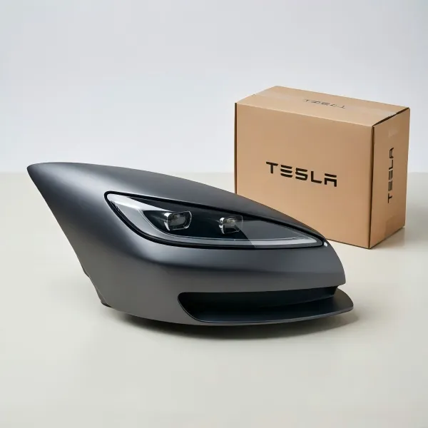 Replacement front headlight assembly for Tesla with hardware