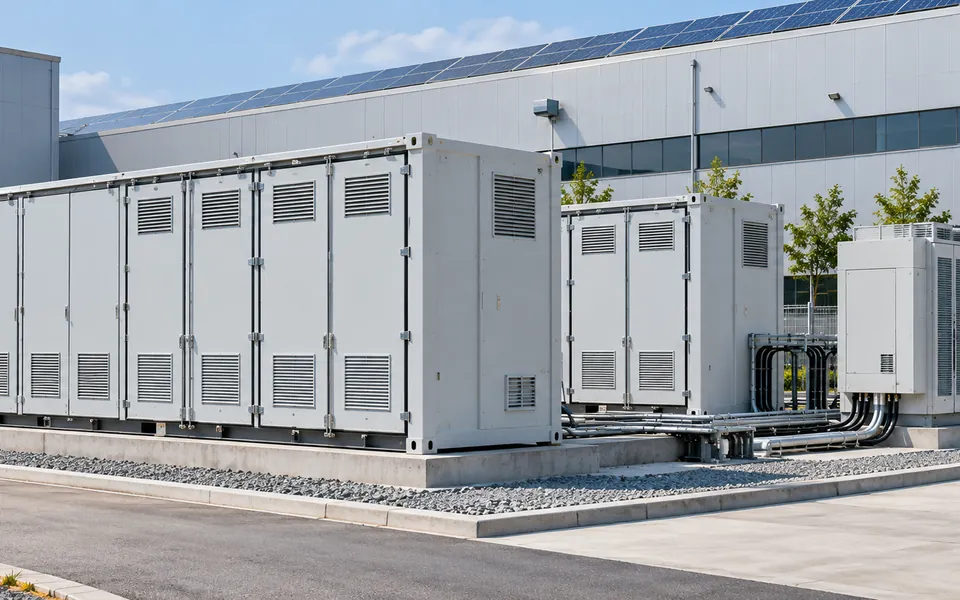 Commercial and industrial battery energy storage cabinets for backup power applications