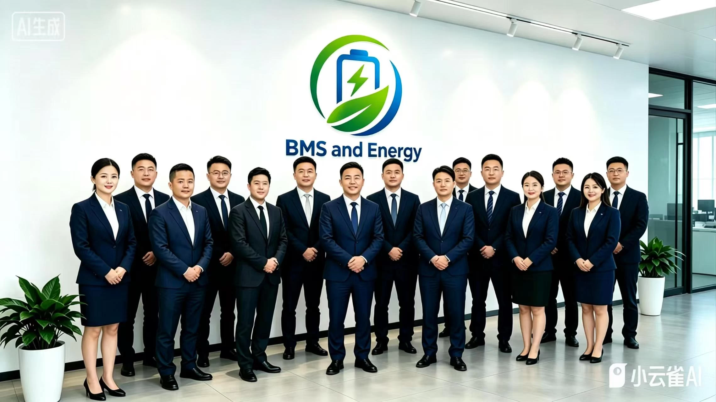 Group portrait of a business team