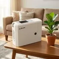Portable battery-powered medical device in a home setting