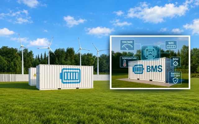 Solar, wind and containerized energy storage application