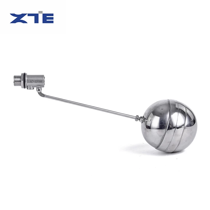Low Pressure Threaded Float Valve, ZTE VALVE Stainless Steel Thread Float Valve for Low Pressure Water Tank Automatic Water Level Control