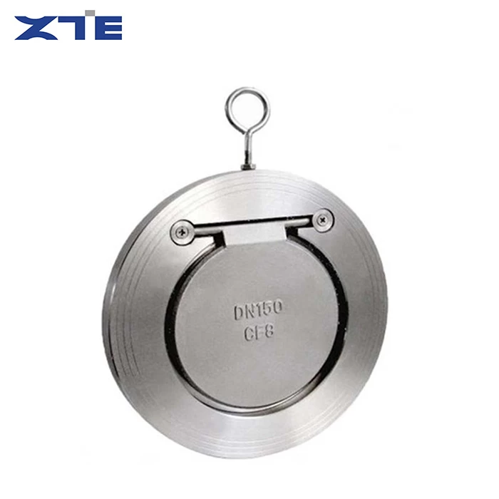 Single Disc Wafer Check Valve, SS Single Disc Wafer Type Check Valve for Industrial Fluid Pipeline