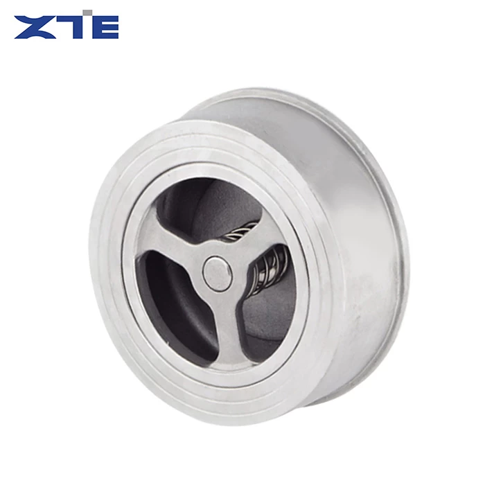 Spring Lift Wafer Check Valve, SS Wafer Spring Lift Check Valve for Industrial Water & HVAC Pipeline