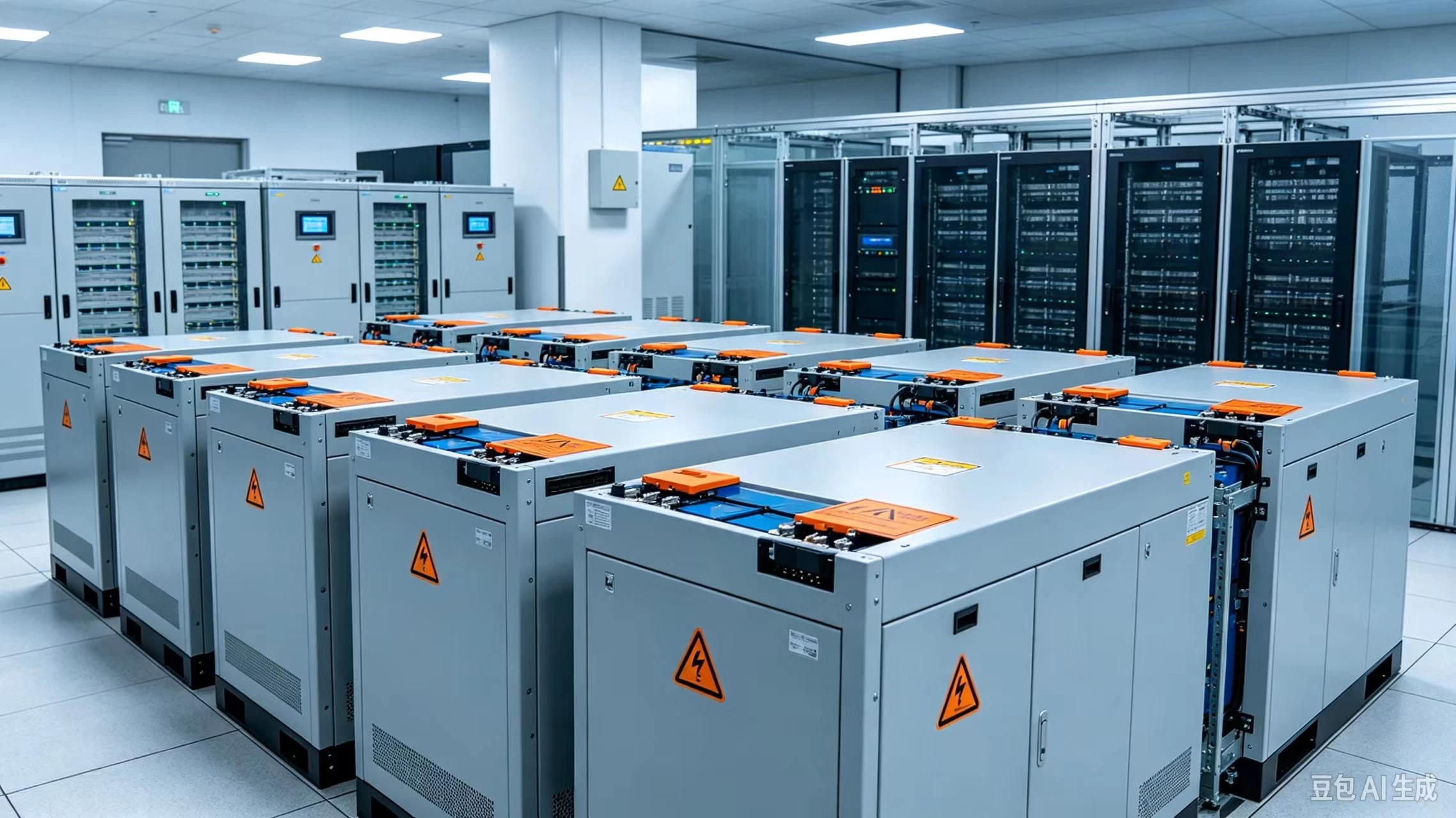 Energy storage battery cabinets and backup power systems