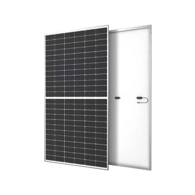 400W single glass monocrystalline solar module installed in commercial or residential PV project