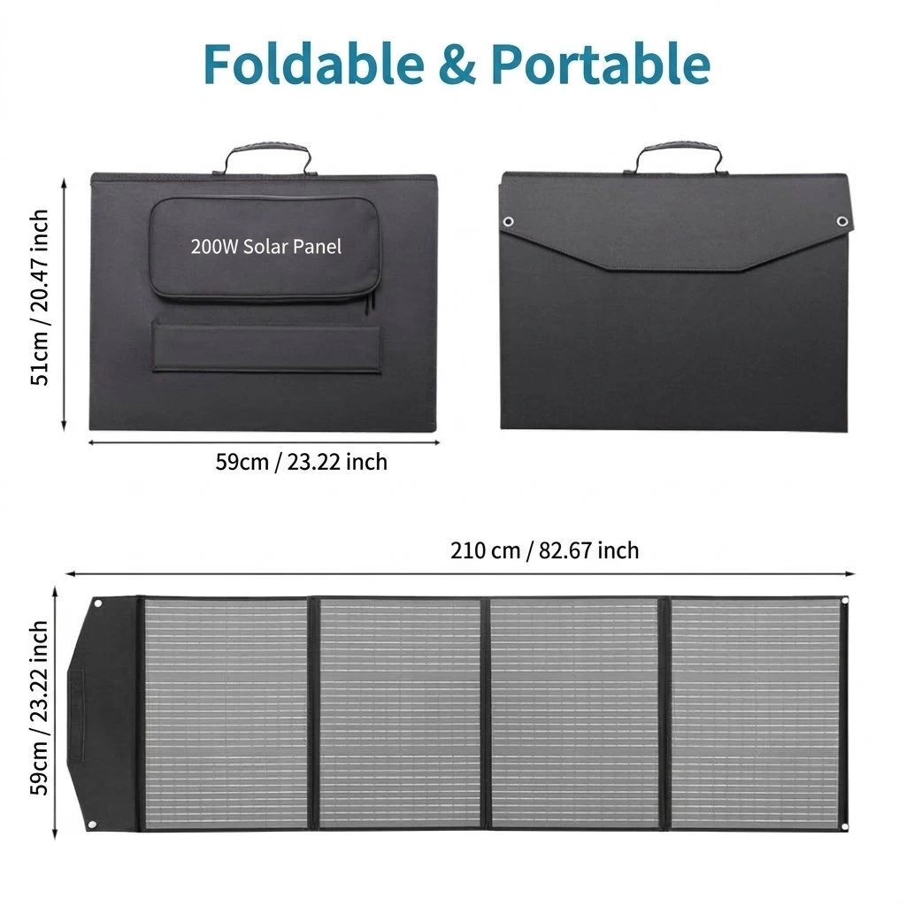 IP65 waterproof rating and lightweight 5kg design features of Tylon 200W solar charger