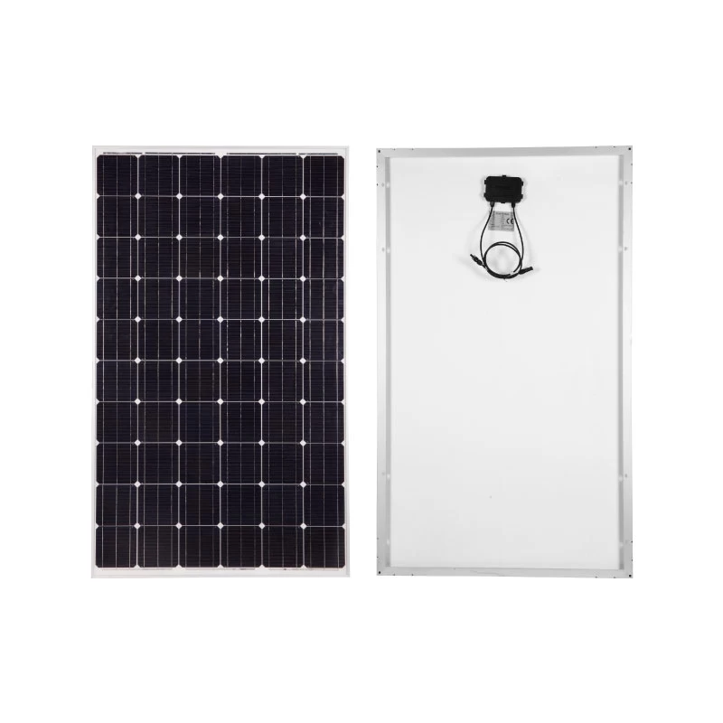 200W single glass monocrystalline solar module installed in residential or off-grid PV project