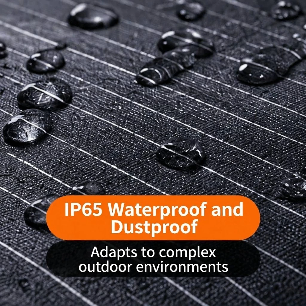IP65 waterproof and dustproof 400W foldable solar charger for outdoor use