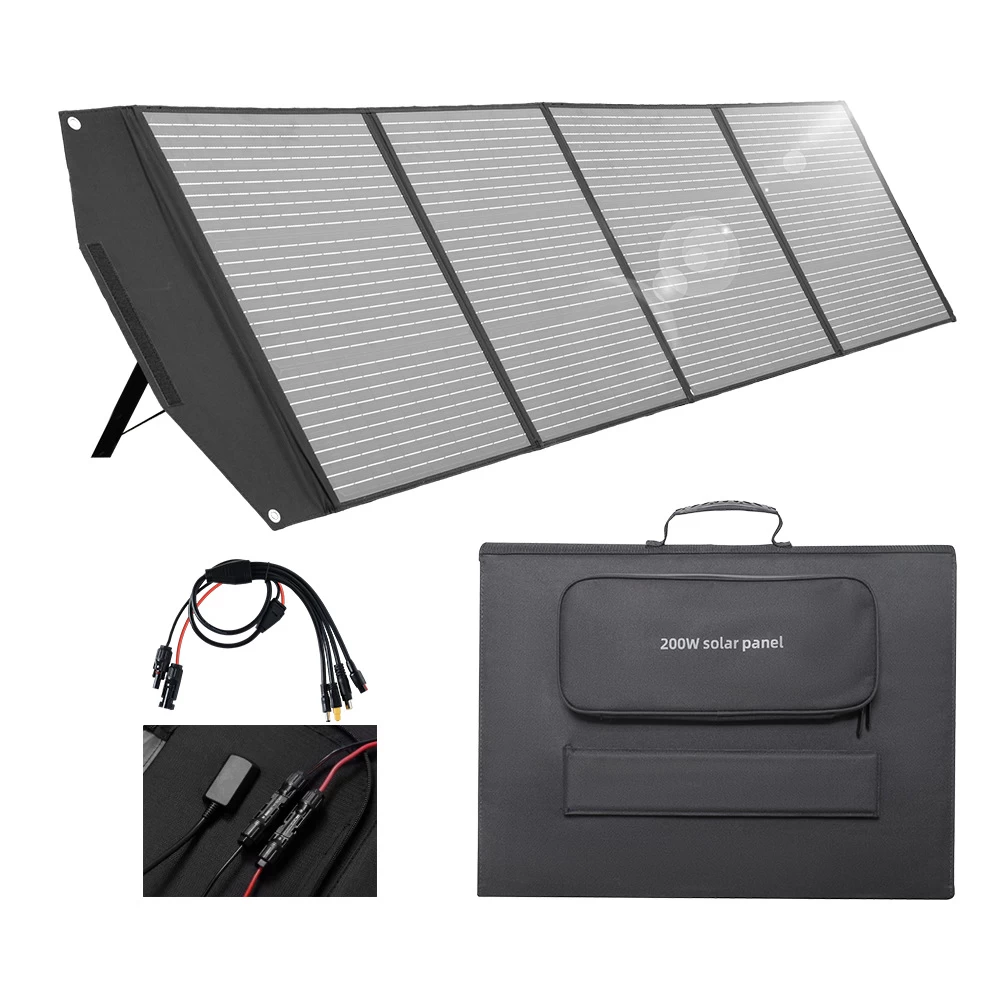 200W 18V Outdoor Solar Folding Bag's Photovoltaic Panel